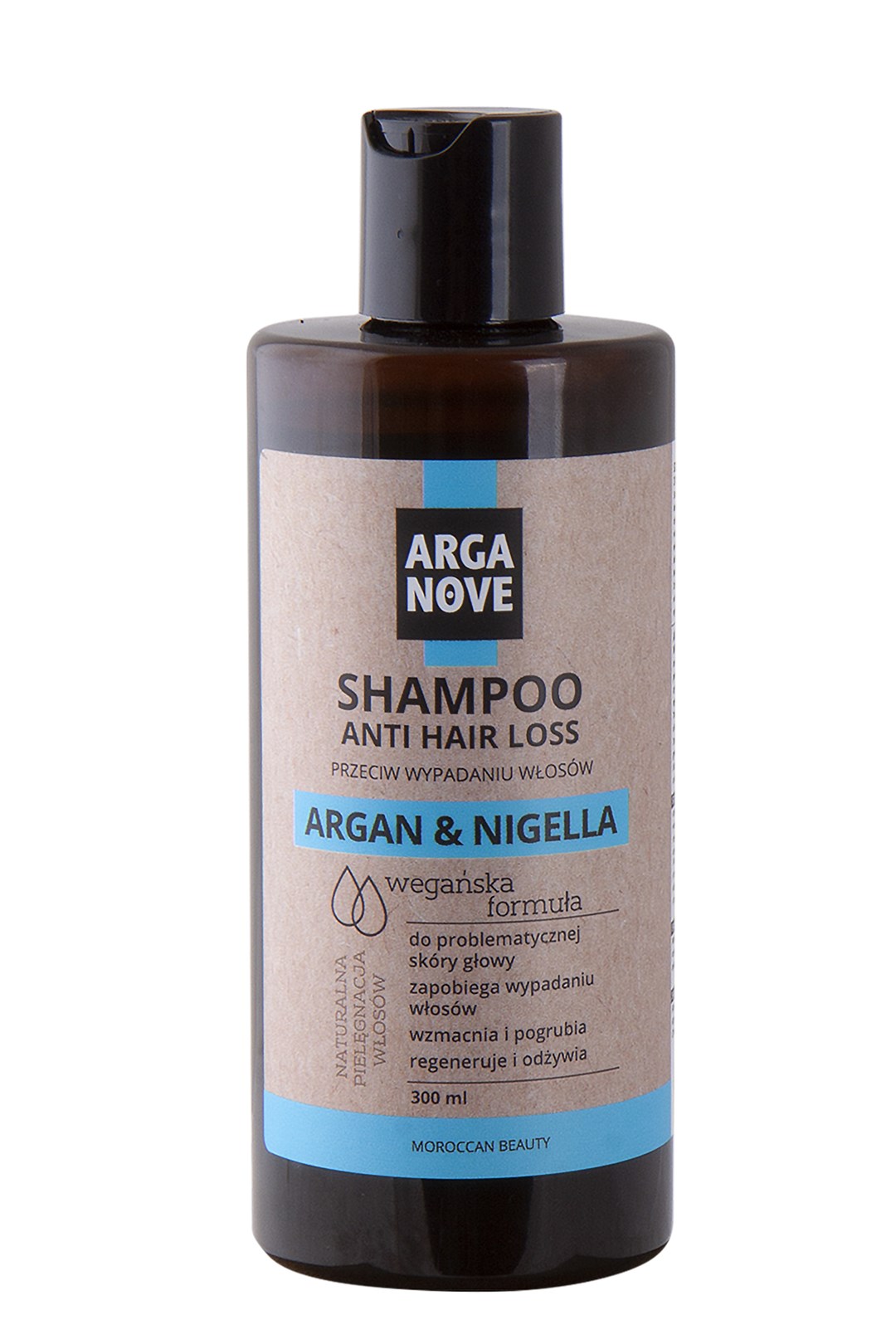 SZAMPON PRZECIW WYPADANIU WŁOSÓW ARGAN&CZARNUSZKA 300ml