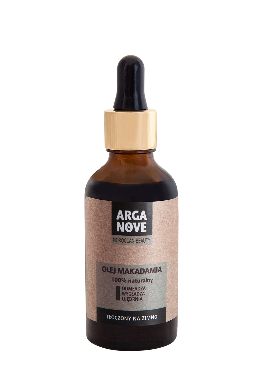 OLEJ Z ORZECHÓW MAKADAMIA 50ml pipeta  nierafinowany, tłoczony na zimno