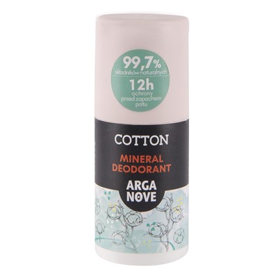 DEZODORANT MINERALNY AŁUNOWY COTTON 50ml roll-on