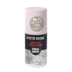 DEZODORANT MINERALNY AŁUNOWY WHITE MUSK 50ml rollon