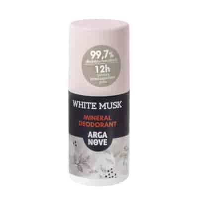 DEZODORANT MINERALNY AŁUNOWY WHITE MUSK 50ml rollon