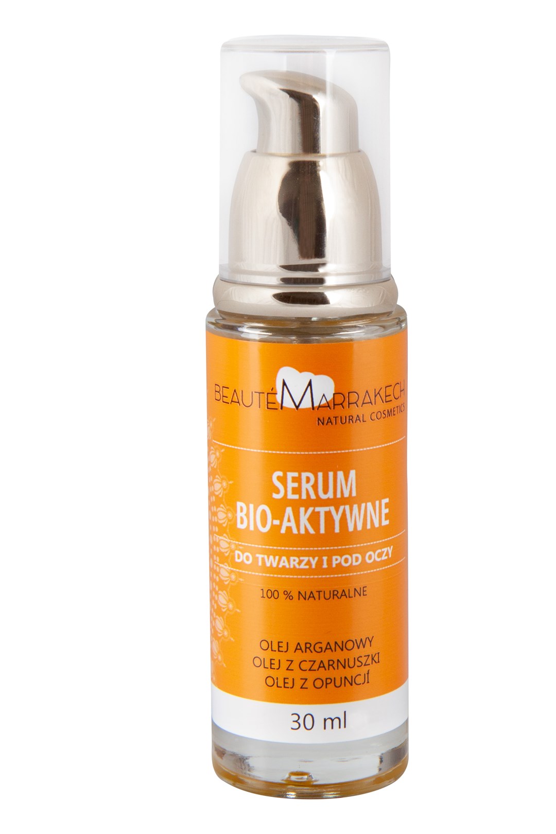 BIOAKTYWNE SERUM DO TWARZY I POD OCZY Z OPUNCJĄ, CZARNUSZKĄ I ARGANEM 30 ml