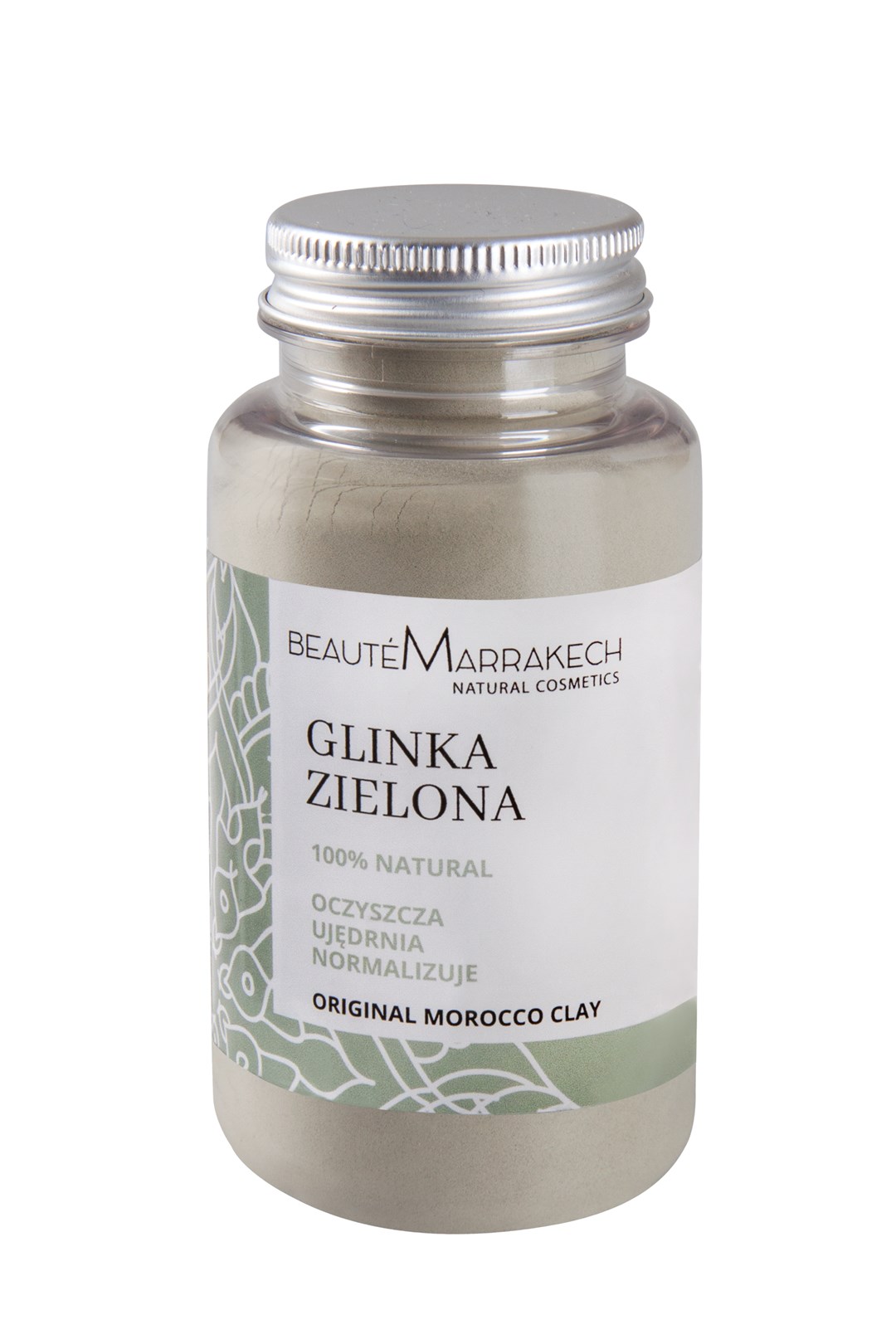 ZIELONA GLINKA W PUDRZE 150ml CERA TRĄDZIKOWA 100% NATURALNA