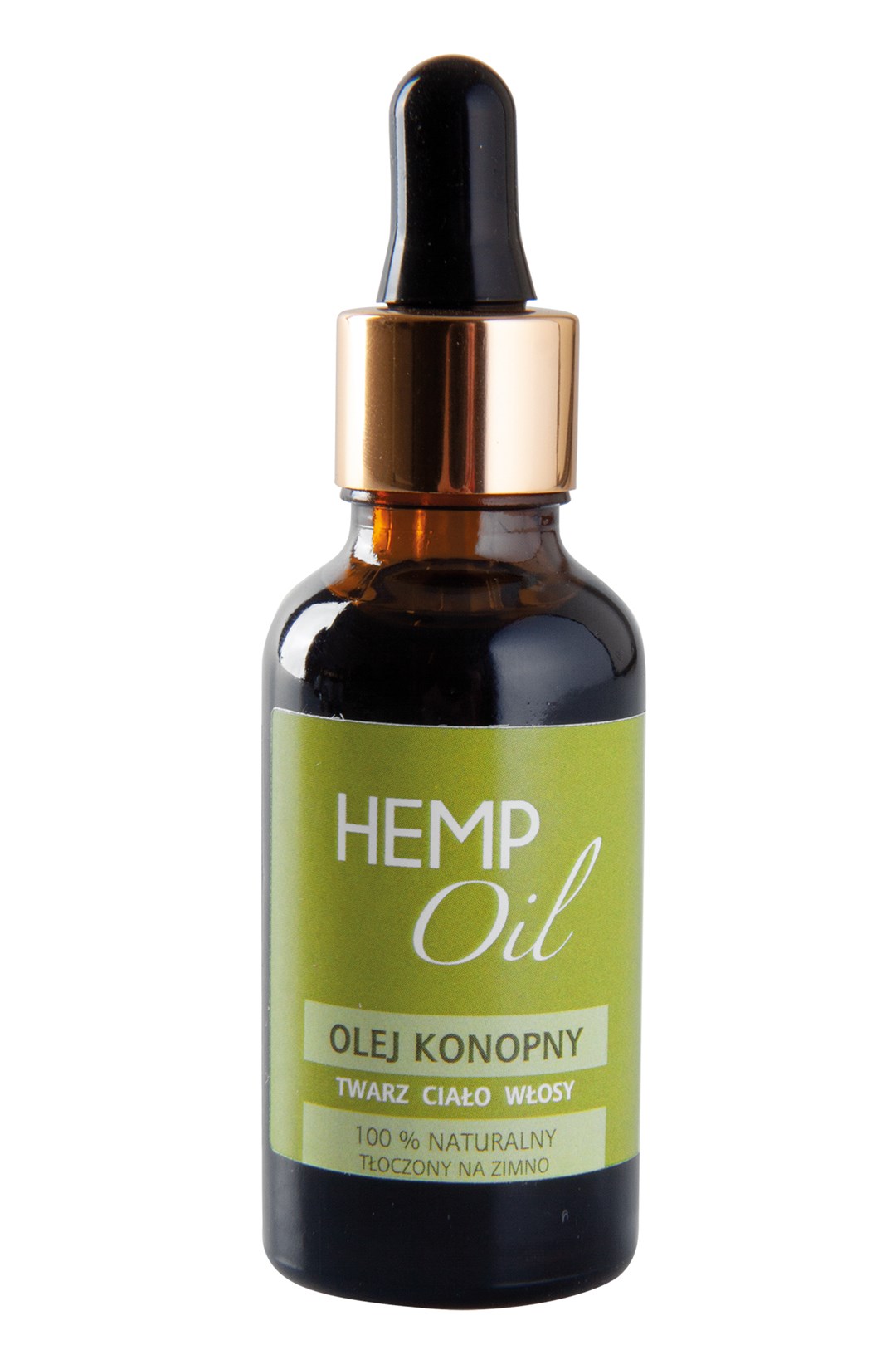 OLEJ KONOPNY KOSMETYCZNY 30ml 100% NATURALNY