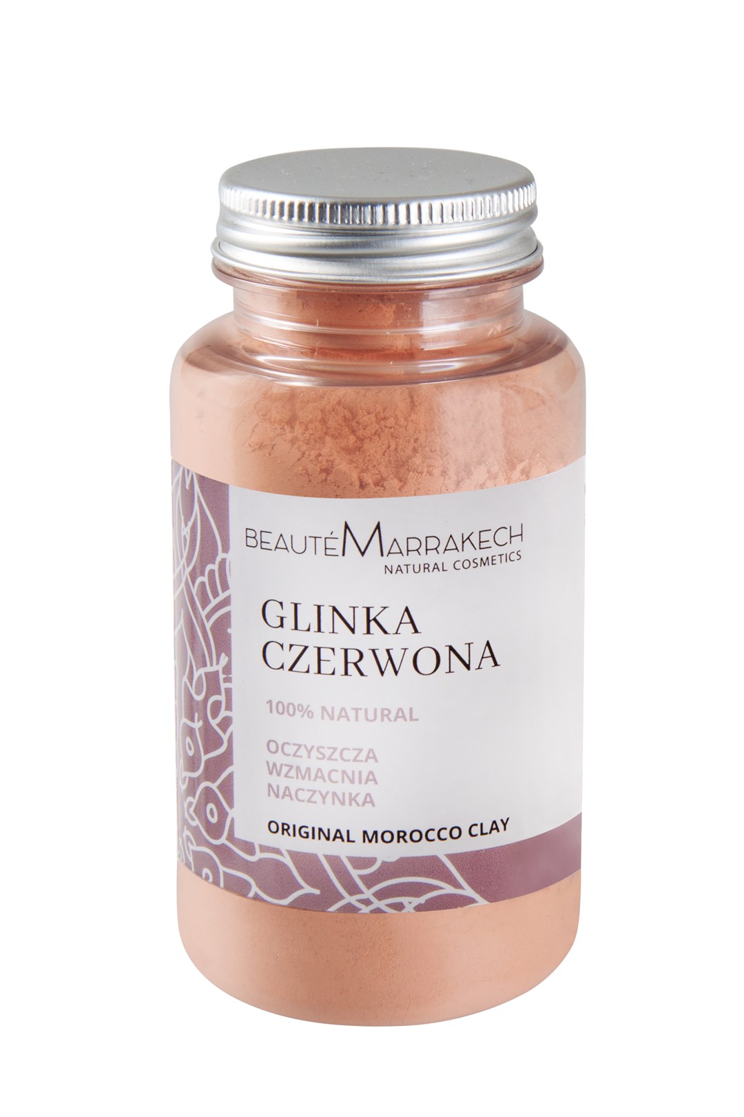 CZERWONA GLINKA W PUDRZE 150ml CERA NACZYNKOWA 100% NATURALNA