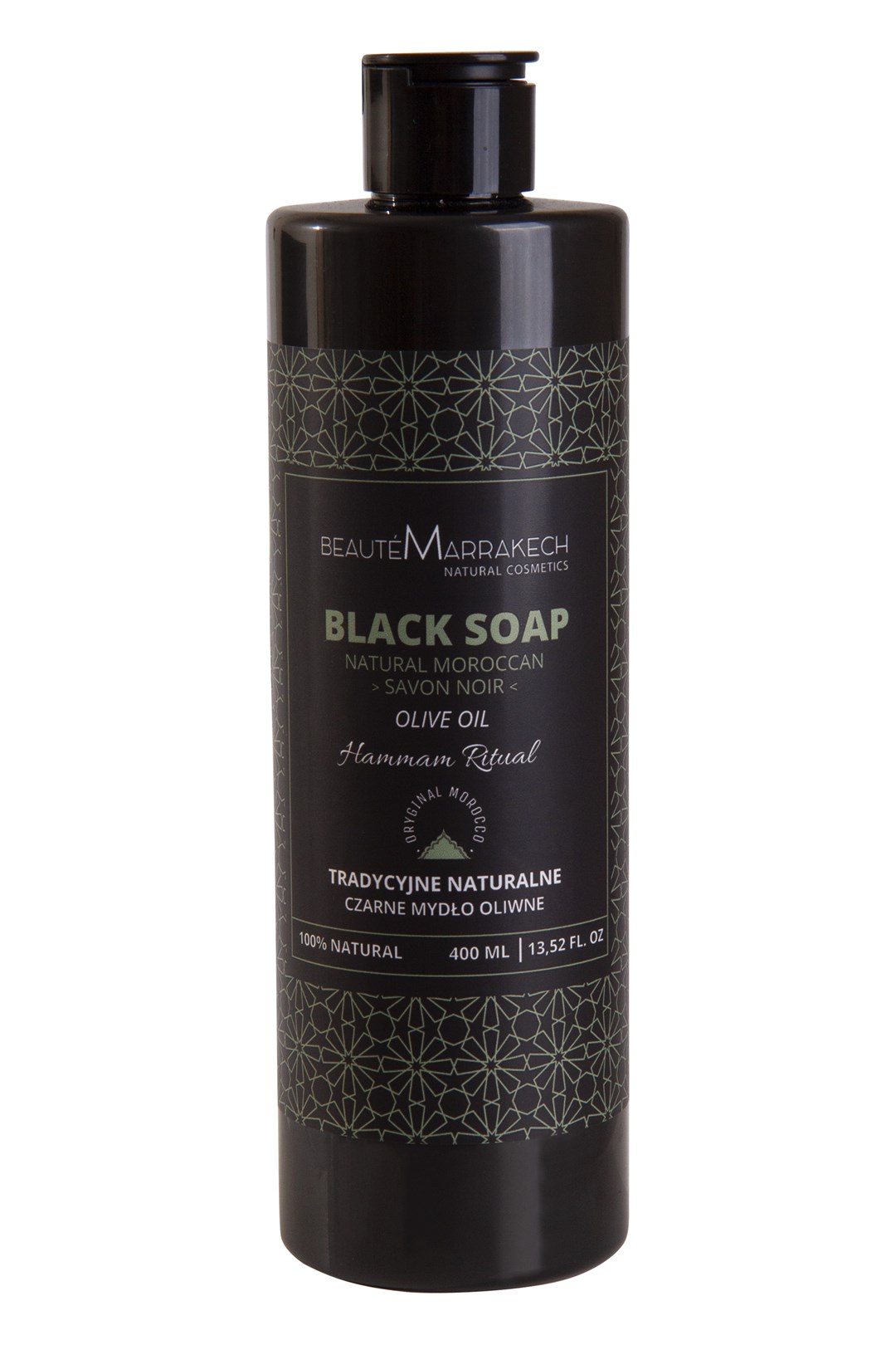 Beaute Marrakech Czarne mydlo oliwne 400ml