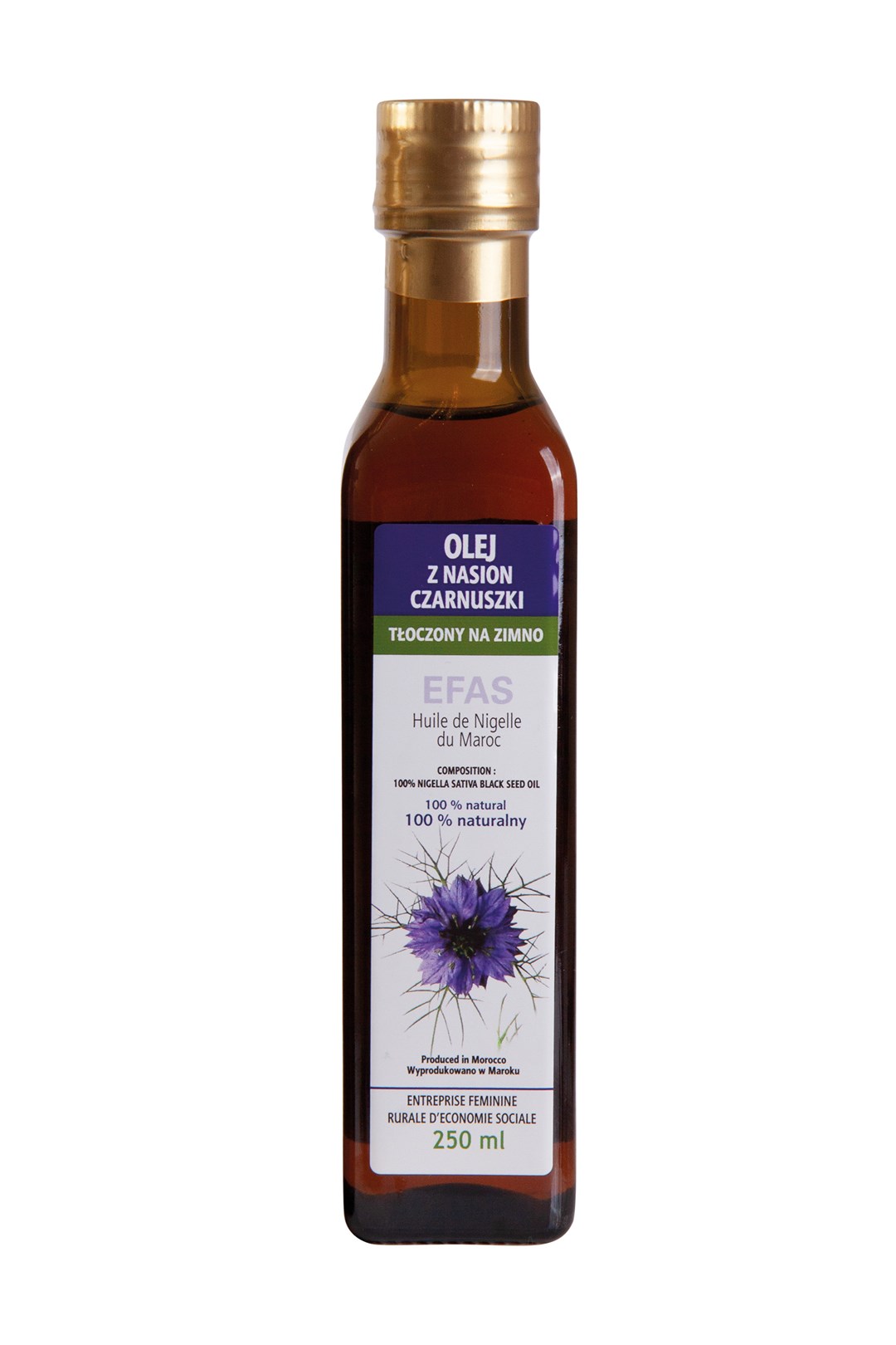 OLEJ Z NASION CZARNUSZKI 250ml SUPLEMENT DIETY SPOŻYWCZY