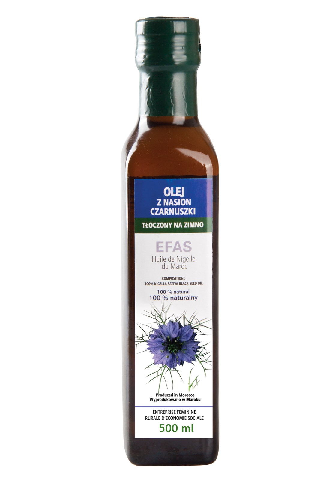 OLEJ Z NASION CZARNUSZKI 500ml SUPLEMENT DIETY SPOŻYWCZY